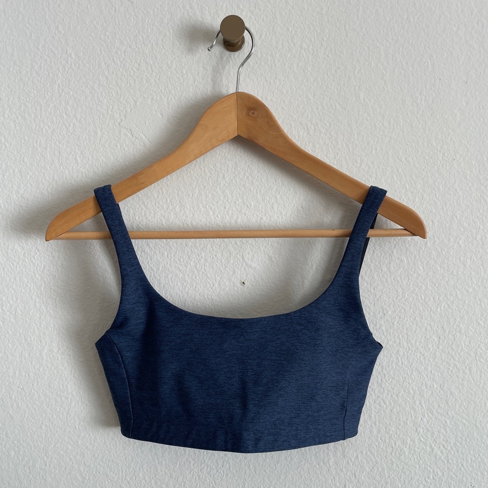 Outdoor voices double time bra navy size small